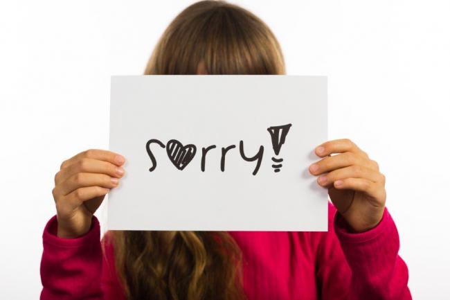 Sorry story board