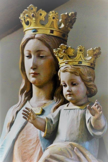 Church statue of Our Lady, Help of Christians