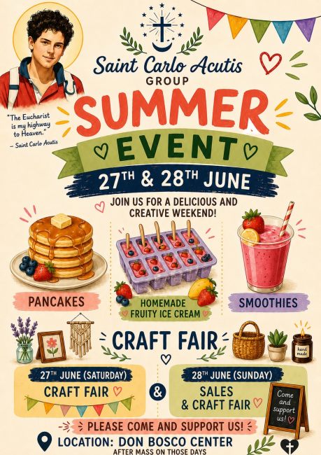 St. Carlo Acutis Youth Fundraising Group Summer Event